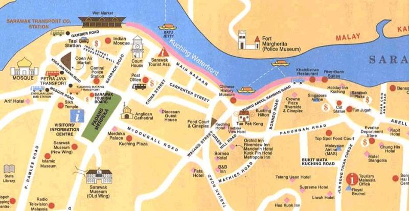 Kuching Map